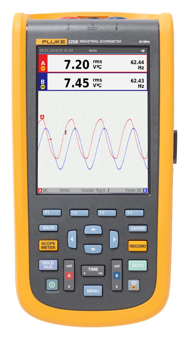 Fluke FLUKE125B U– Reliable Oscilloscope for Industrial Applications