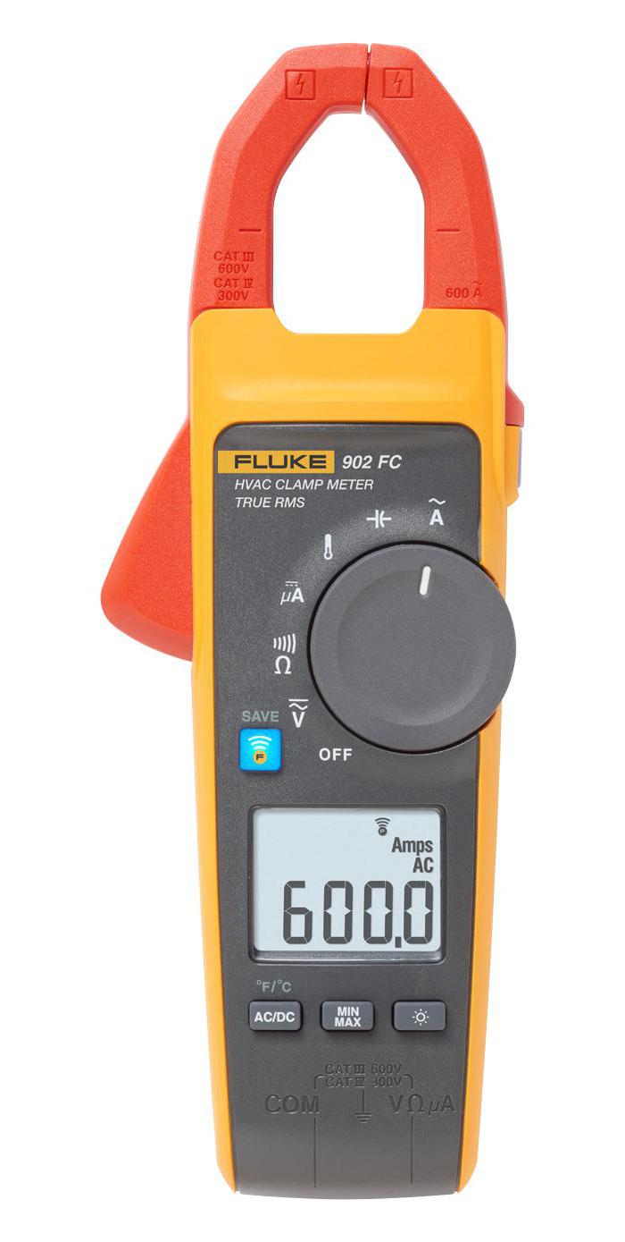 Fluke 902 FC – Reliable Wireless HVAC Clamp Meter for Industrial Applications