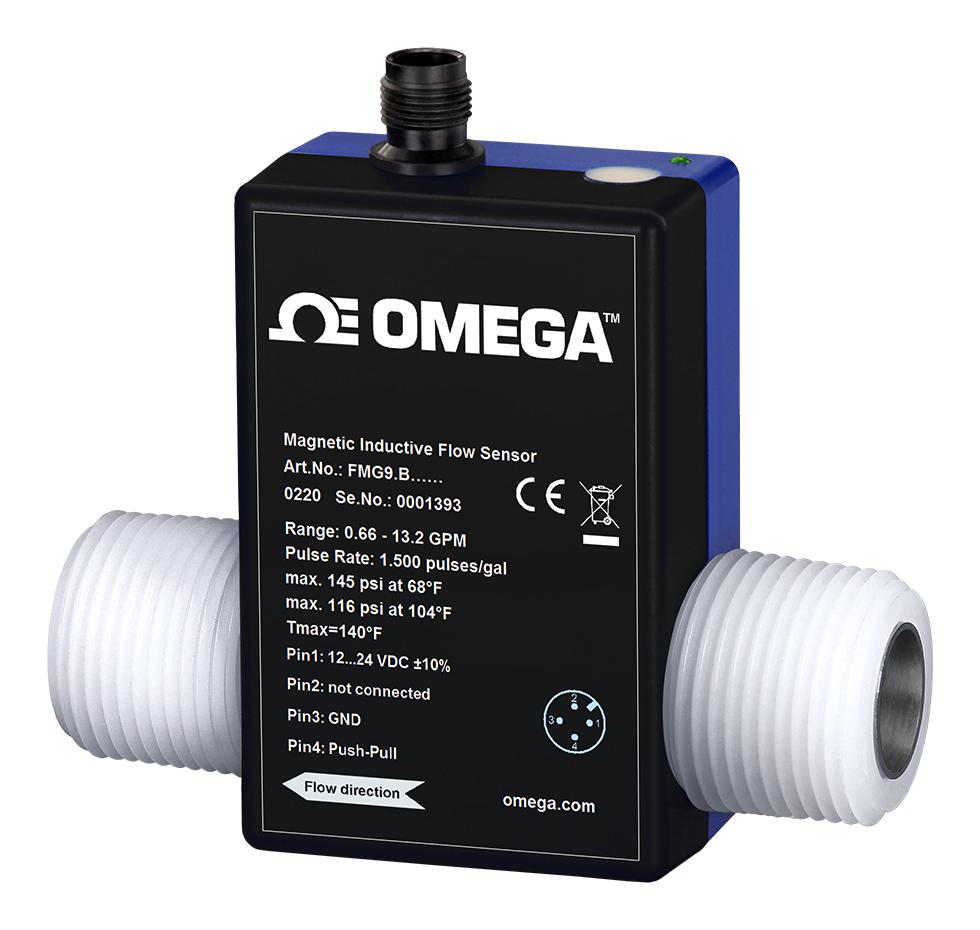 Omega FMG920BSSVONPT – Reliable Magnetic Inductive Flow Sensor for Industrial Applications