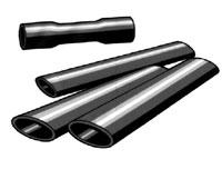 3M Series FP-301 Heat Shrink Tubing: FP3013848CLEAR