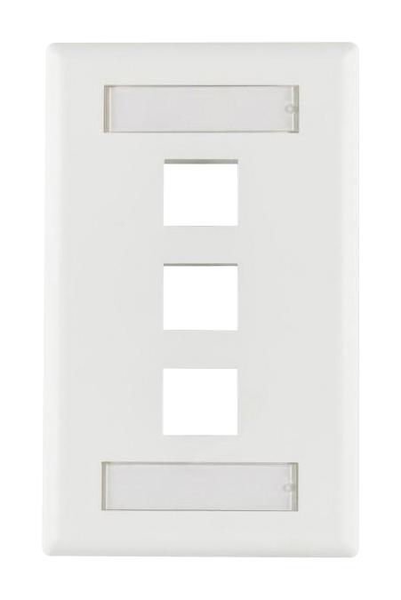 HellermannTyton Series FPITRIPLE Faceplate: 854-39267