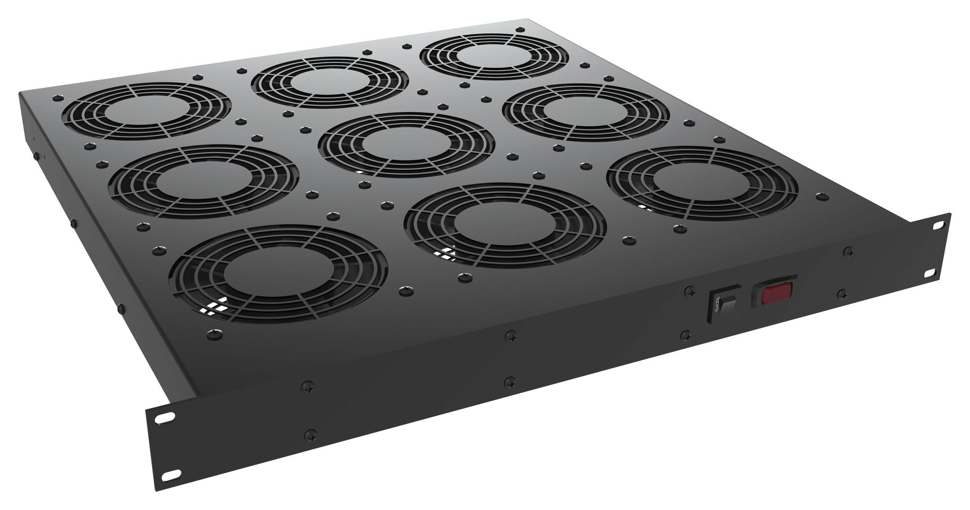 Hammond Series FT Rack Mount Fan Tray: FT900HA1220BK
