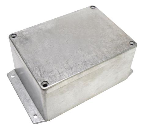 Elementi Series Enclosure: Diecast Grey Box 148x108x75mm G115MFLG