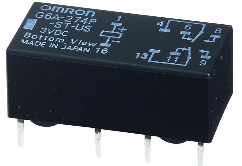 Omron Series G6A Low Signal Relay: G6A234PSTUSDC5
