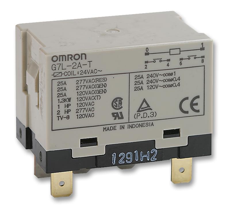 Omron Series G7L Power Relay High-Capacity Part Number G7L2ATDC24