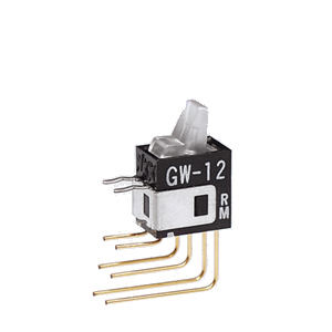 NKK Series GW Illuminated Paddle Switch: GW12LJVCF