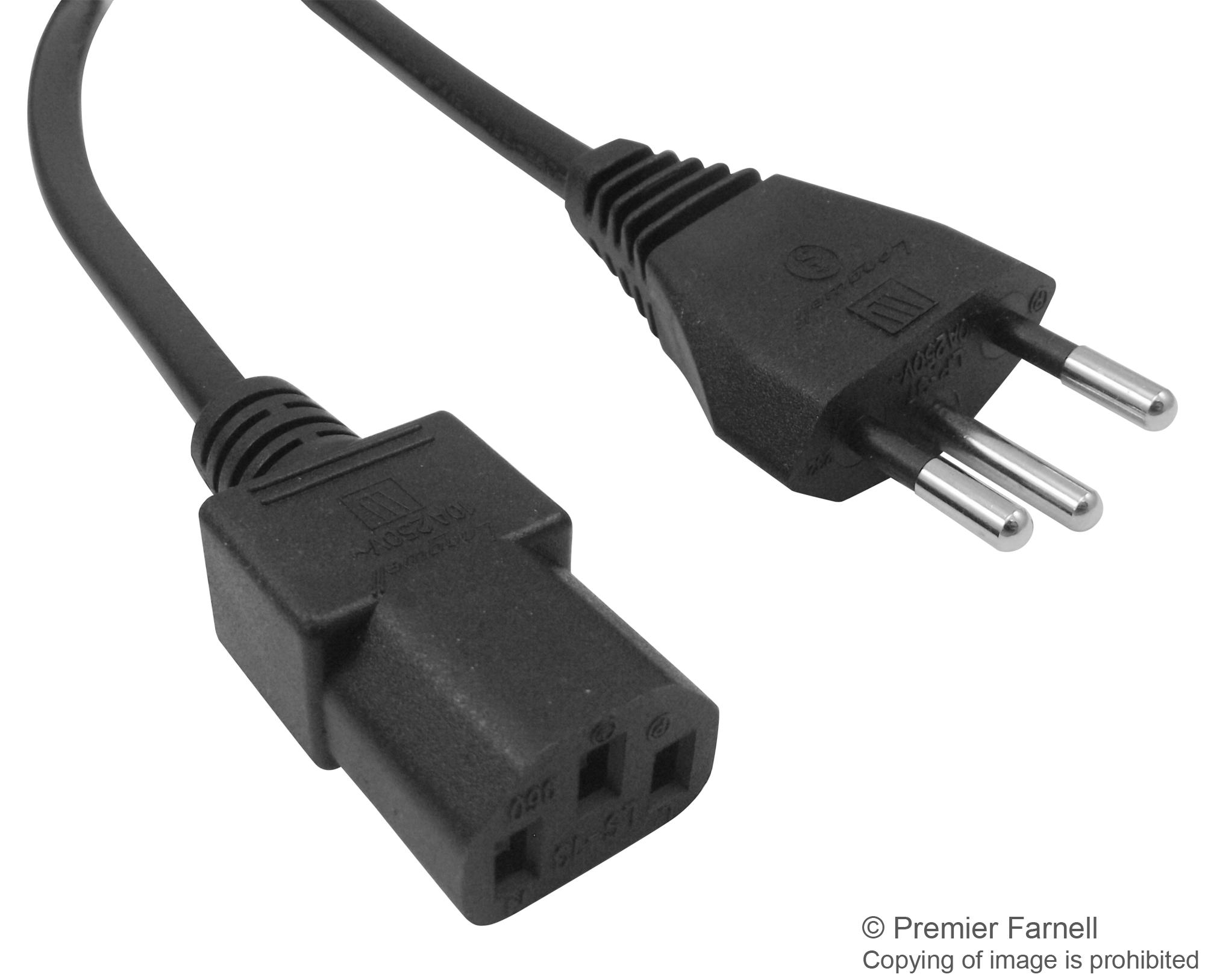 Multicomp Power Cord – Reliable Swiss IEC 60320 C13 for Industrial Applications