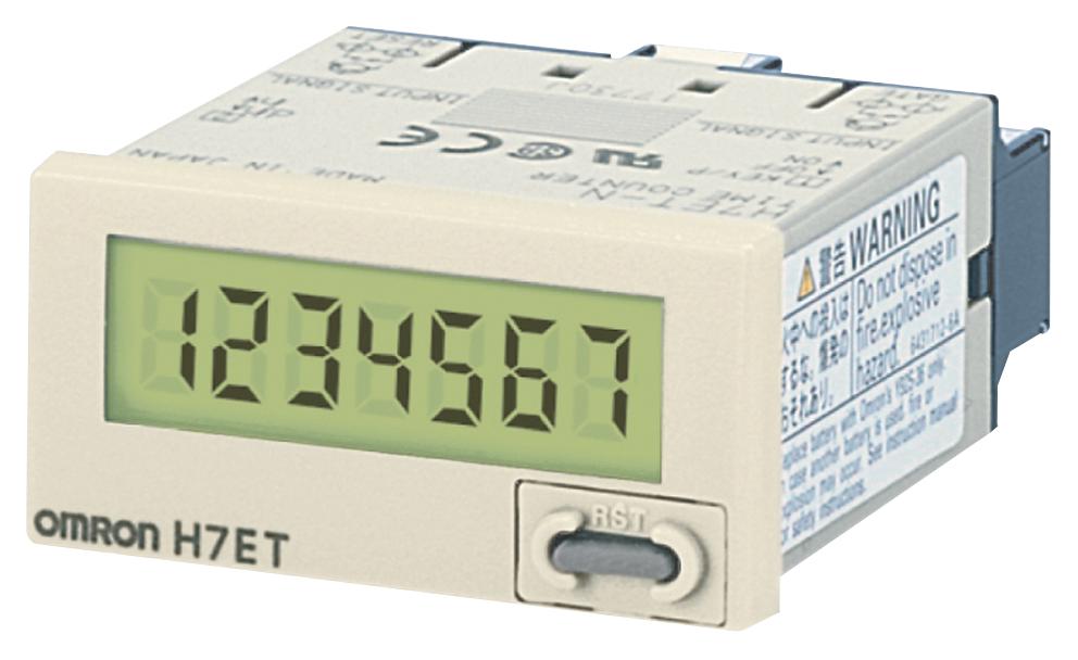 Buy Omron H7ET Series Time Counter Part Number H7ETNV Online