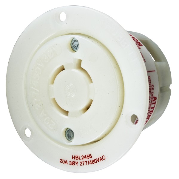 HBL2456 HUBBELL Twist-Lock Flanged Receptacle | myMectronic