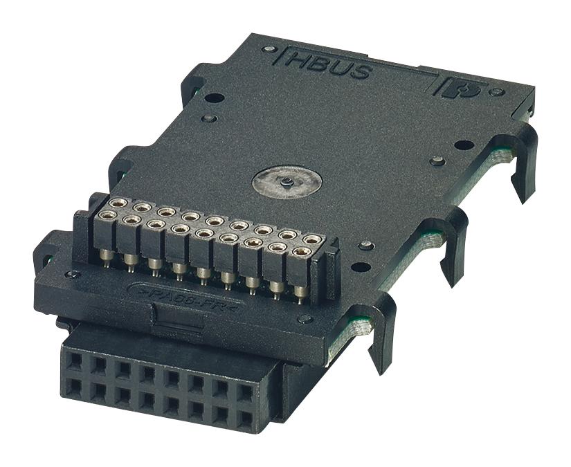 Phoenix Contact HBUS 53,6-16P-1S BK – Reliable DIN Rail Bus Connector for Industrial Applications