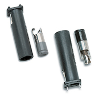 Cooper Series HBW Fuse Holder: 5x20mm Vertical PCB Mount - 250V 16A