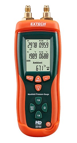 Extech HD780 – Reliable Digital HVAC Manifold for Industrial Applications