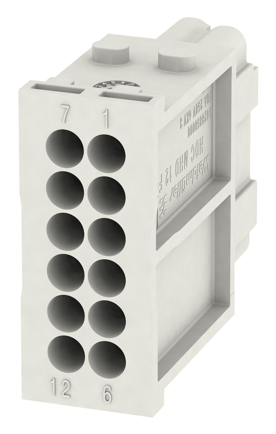 Weidmueller Series Modular Connector: HDC MHD 12 FC