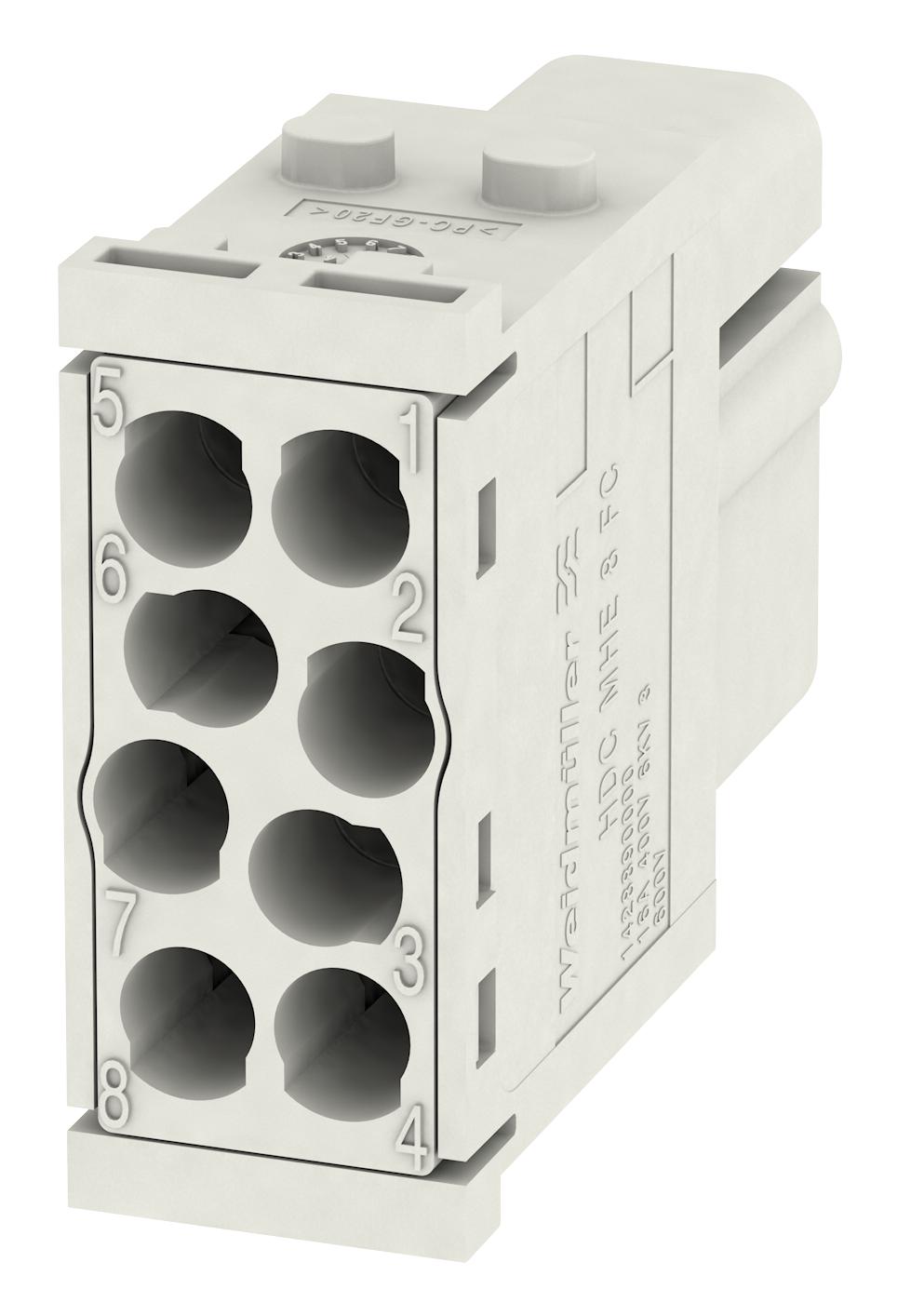 Weidmueller HDC MHE 8 FC – Reliable Industrial Connector for Power Distribution