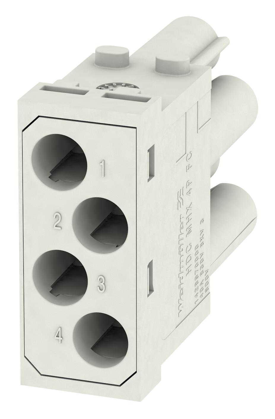 Weidmueller Series ModuPlug: HDC MHX 4P FC