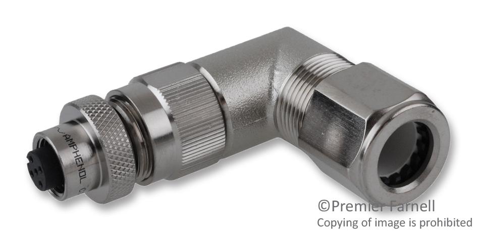Amphenol Series HDMI2PFOSDIRAM: HDMI Cable with Metal Backshell and IP67 Protection