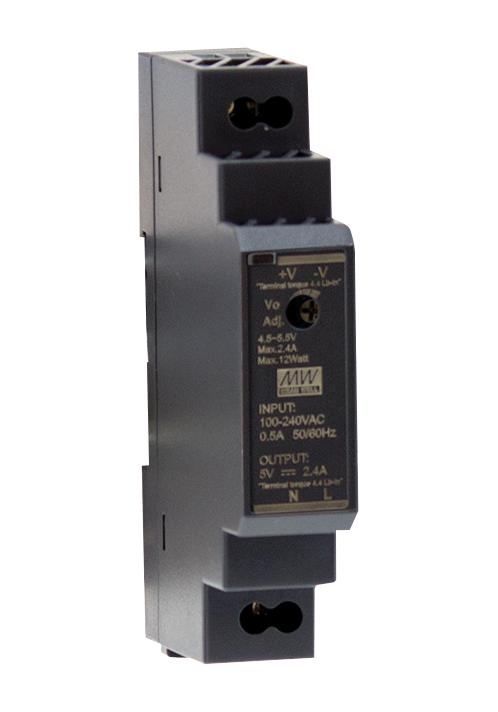 Mean Well Series HDR-15 15W DIN Rail Power Supply: HDR1512