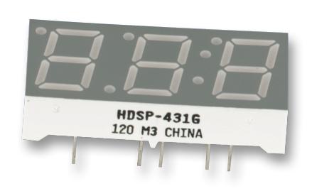 Avago HDSP-433G – Reliable Green Seven-Segment Display for Industrial Applications