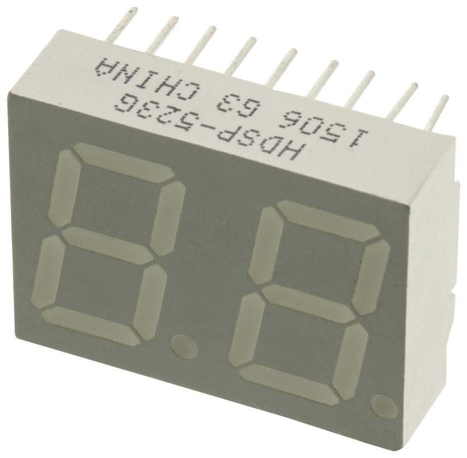 Avago HDSP523G – Reliable Indoor Seven Segment Display for Electronic Indicators