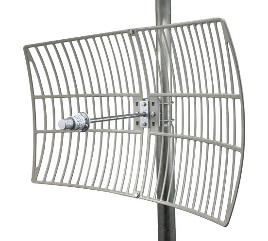 INFINITG Series HG4927EG-1-NF: 4.9-5.8 GHz 27 dBi Lightweight Grid Antenna