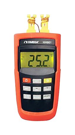 Buy Omega HH801B Dual-Input Thermometer Part Number HH801B Online