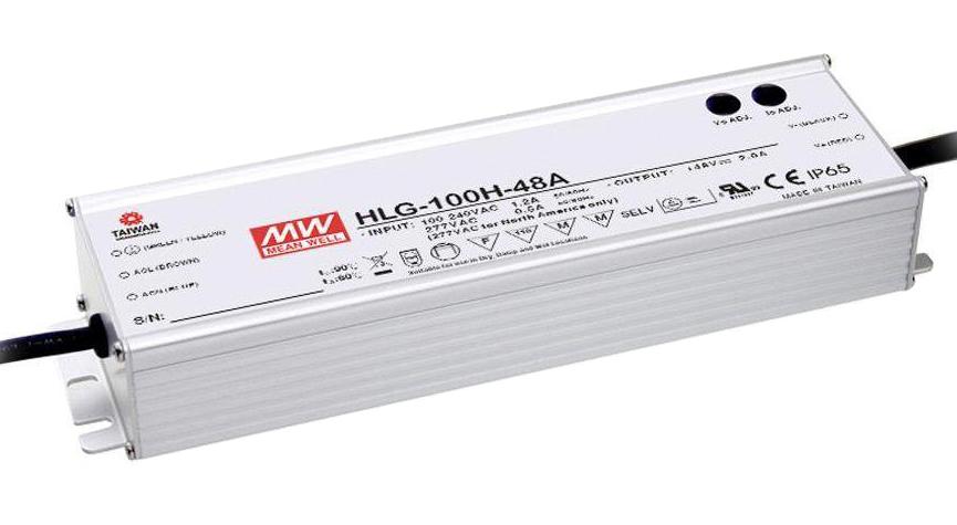 Mean Well HLG-100H Series LED Driver Part Number HLG100H48