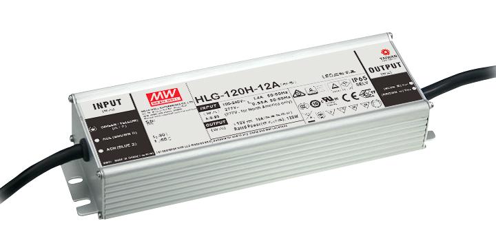 MEAN WELL HLG120H – Reliable LED Driver for Outdoor Lighting Applications