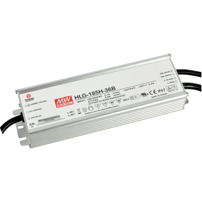 HLG-185H-48B MEAN WELL 185W LED Driver | myMectronic