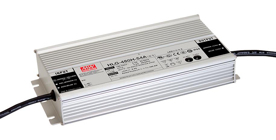 Mean Well HLG-480H – Reliable LED Driver for Industrial Applications