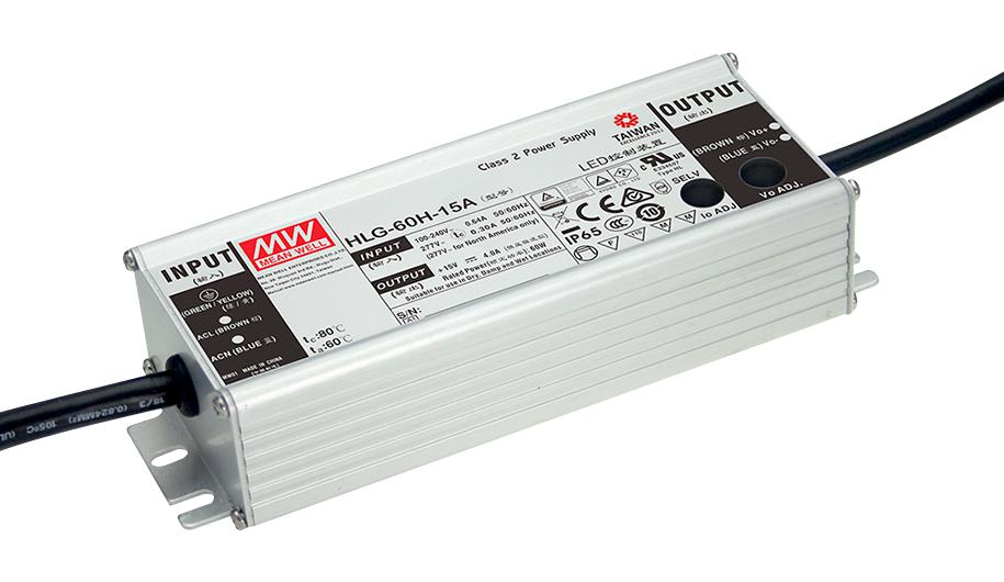 MEAN WELL HLG-60H – Reliable LED Driver for Industrial Applications