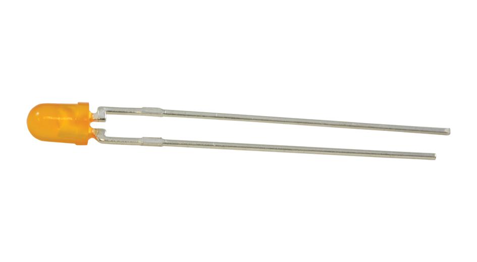 Avago Series T-1 Yellow Diffused LED: HLMP1401