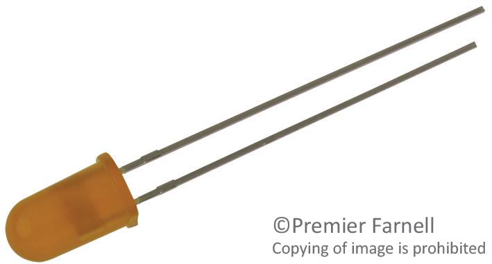 Avago HLMP-3401 Reliable Yellow Diffused LED for Industrial Applications