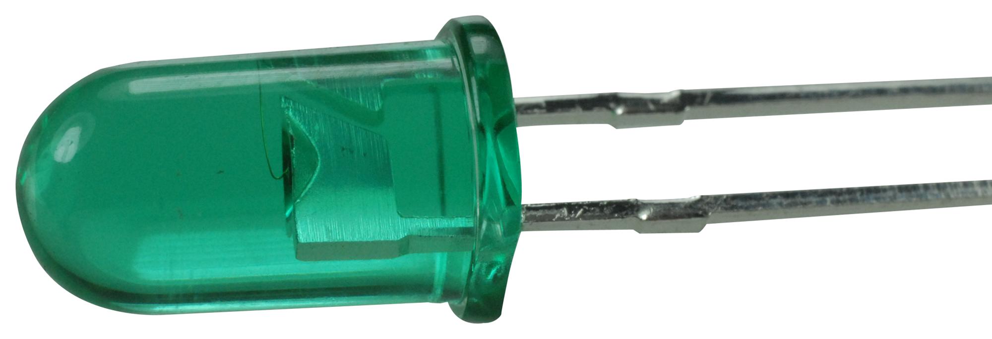 Avago Series HLMP 3519 Green LED Lamp: HLMP3519