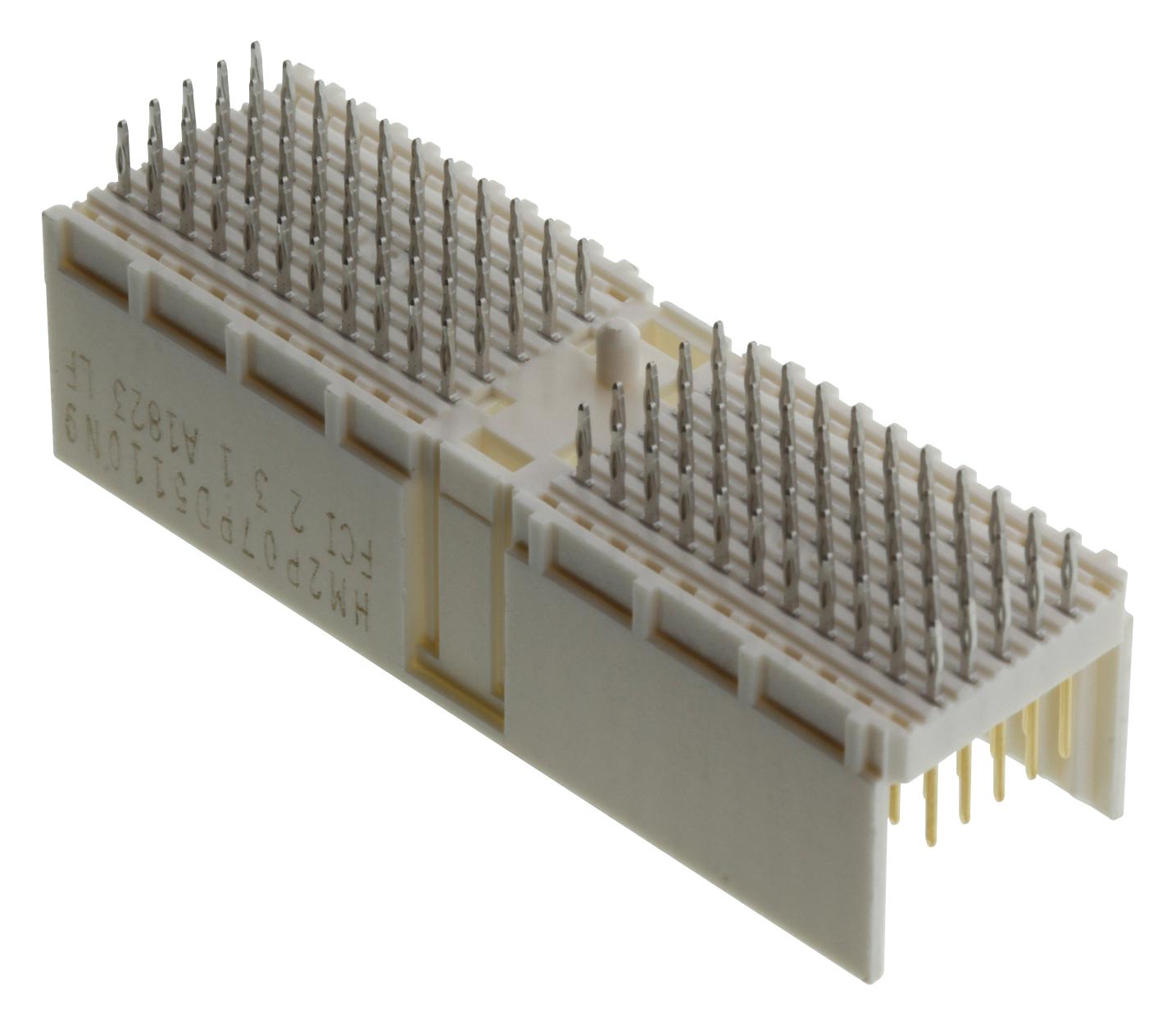 FCI Series HM2P70PME124GFLF: 2mm Hard Metric Vertical Header Connector