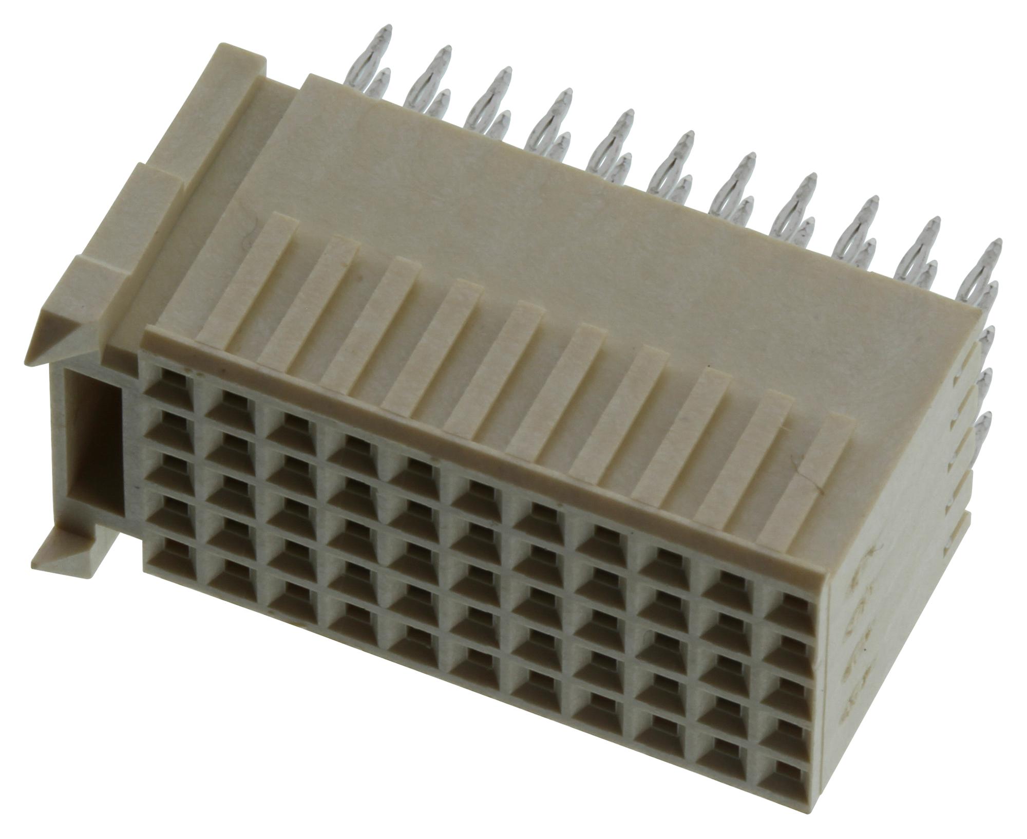 FCI Series HM2S30PE5100N: 2mm Hard Metric Vertical Receptacle Connector