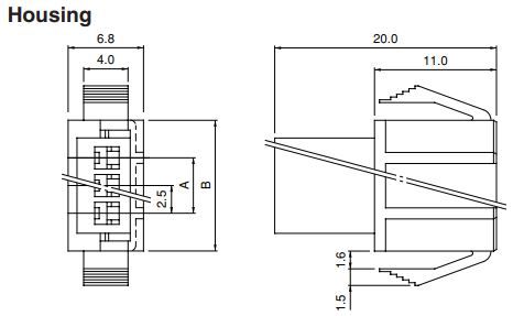 Buy JST Connector Housing Part Number HMR02V Online