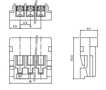 Buy JST HR Series Connector Part Number HRP04S Online