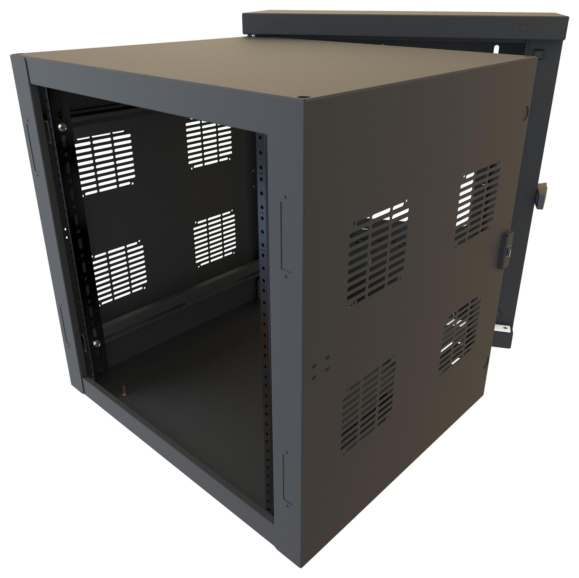 Hammond Series HWC Wall Mount Rack: HWCWD3018UBK