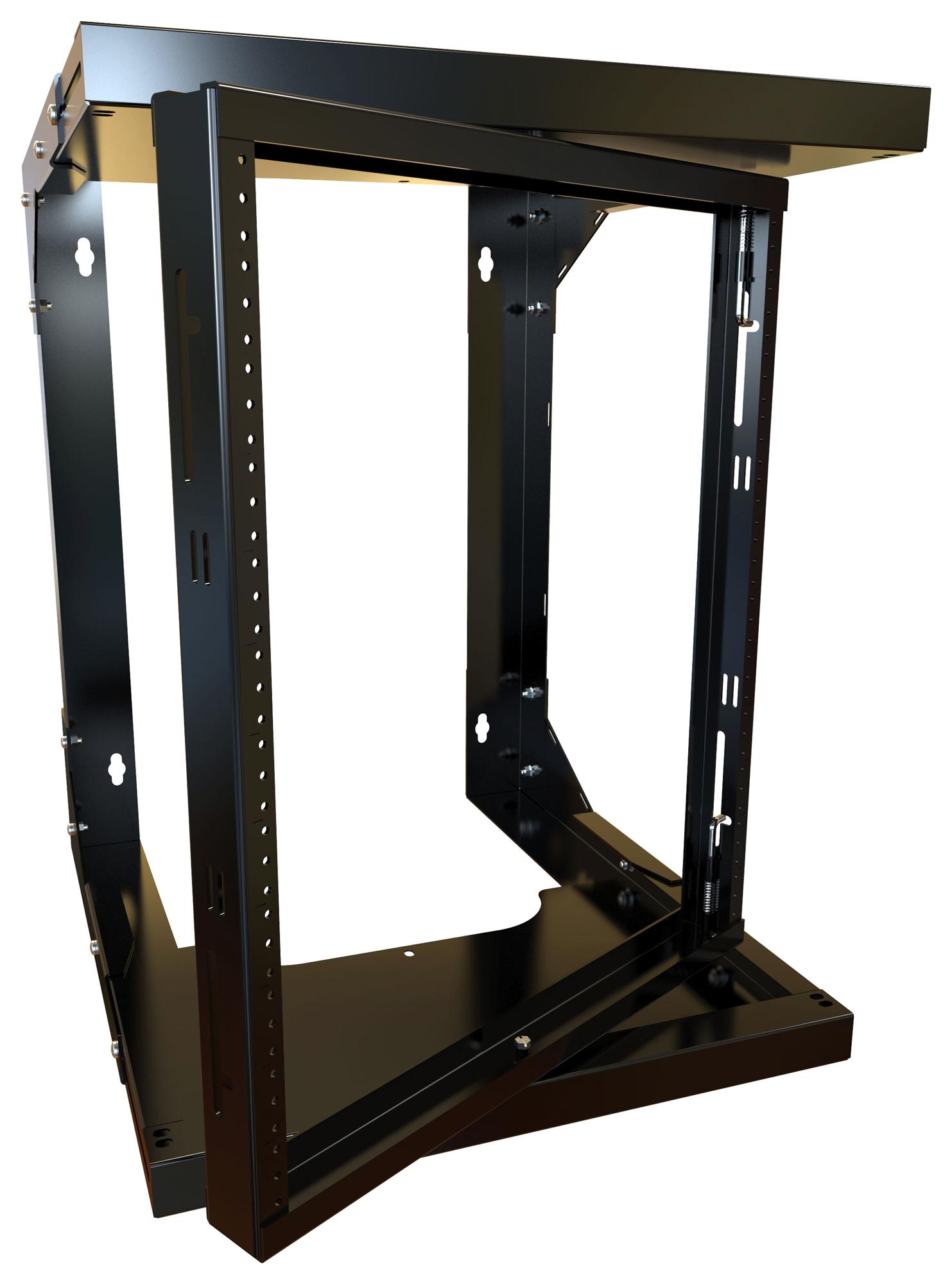 Buy Hammond Adjustable Depth Center Swing Wall Rack HWMR1912UBK Online