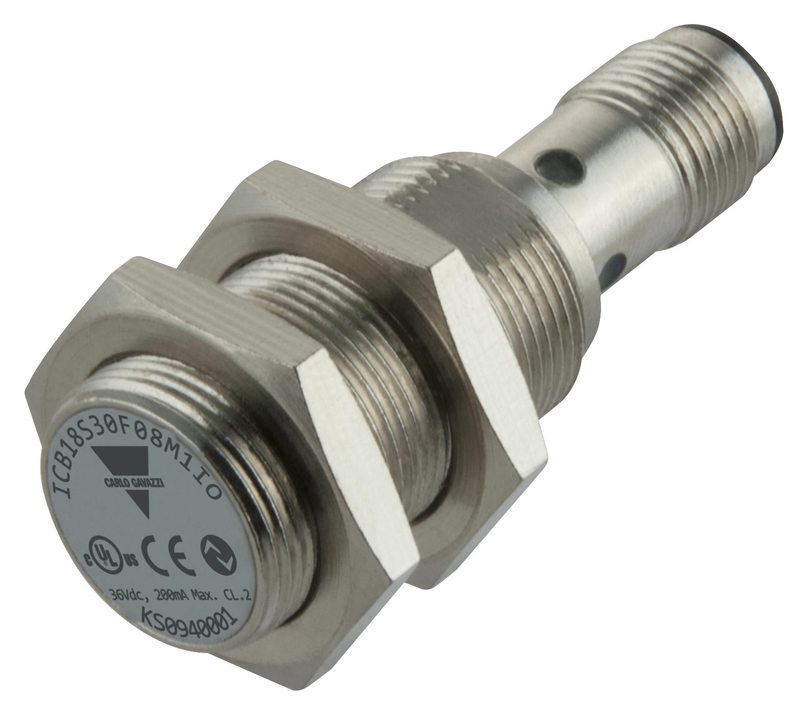 Buy Carlo Gavazzi Inductive Proximity Sensor Part Number ICB18S30F08M1IO Online