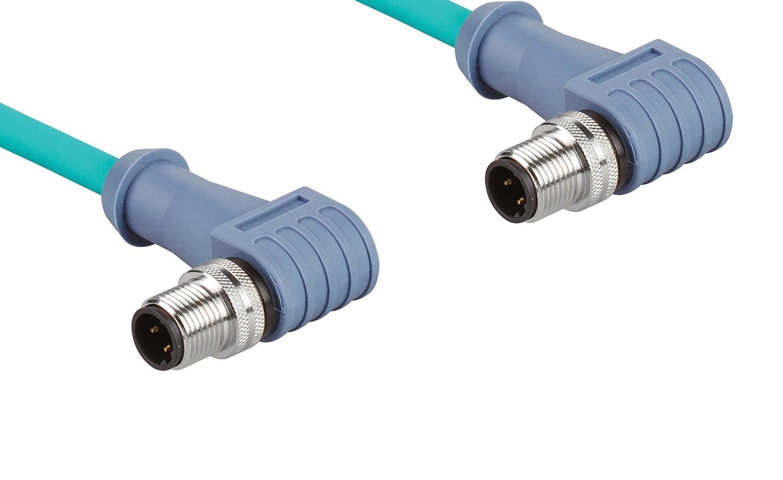 Panduit Series IndustrialNet M12 D-Code Ethernet Cordsets: ICD22T1NTL5M