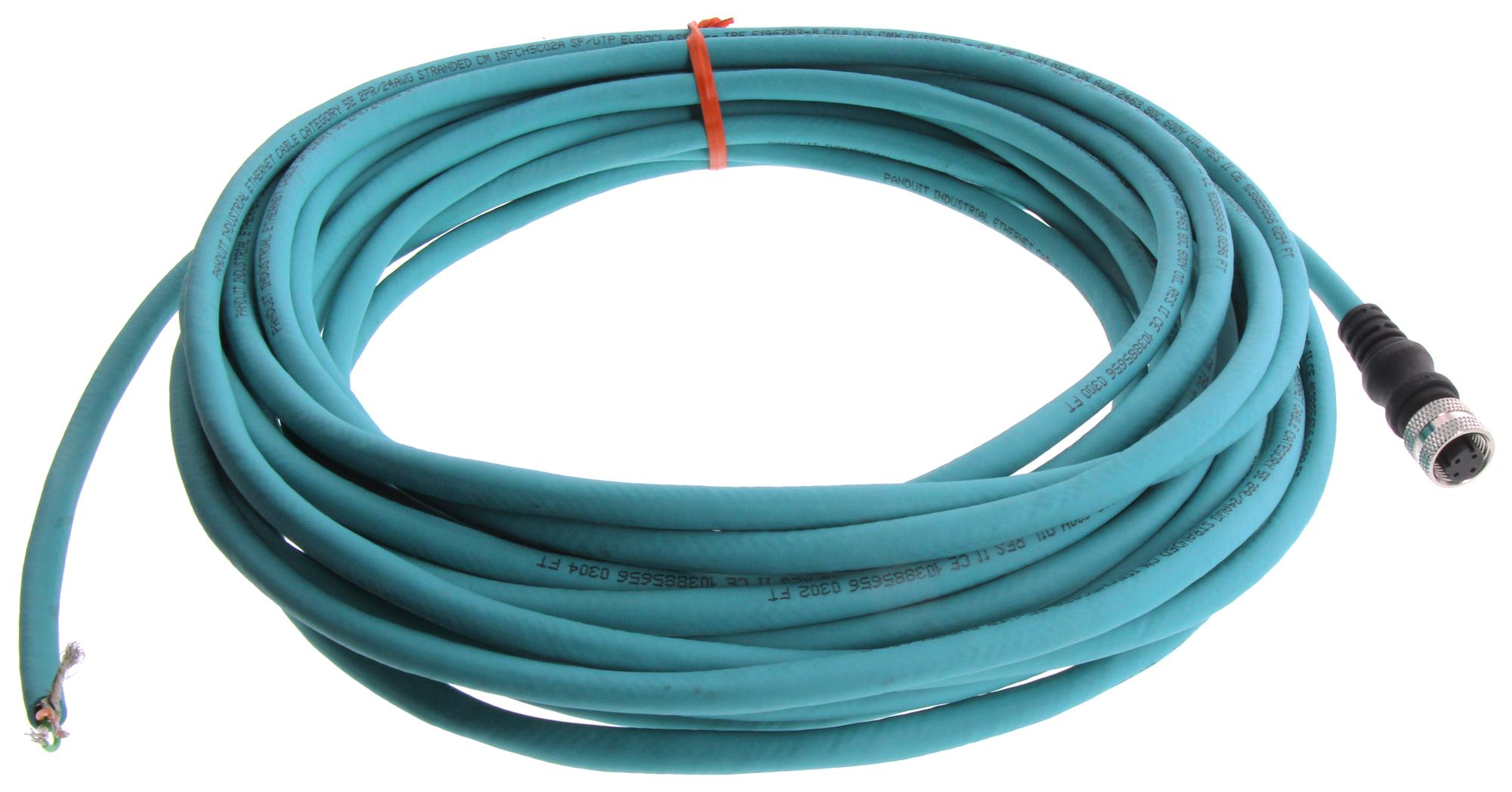 Buy Panduit M12 D-Code Category 5e Part Number ICD35T1NTL10M Online