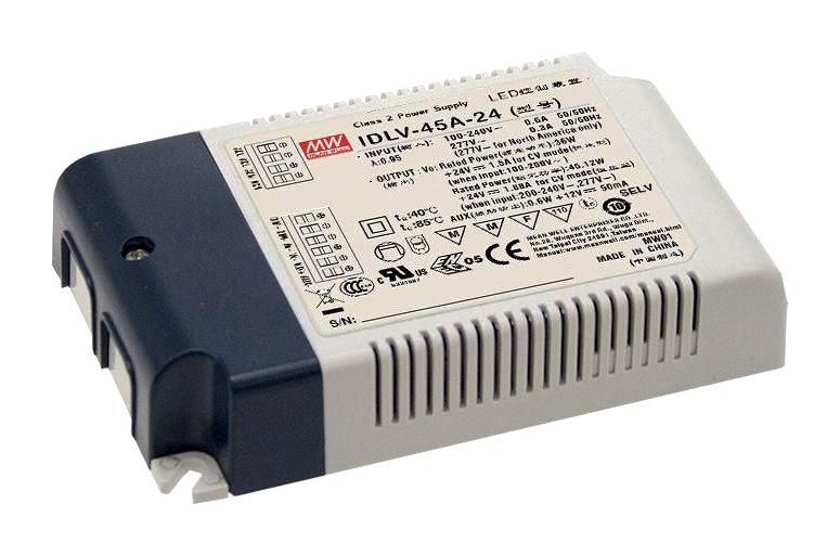 Mean Well Series LED Driver: DLV-45 45W PWM Output