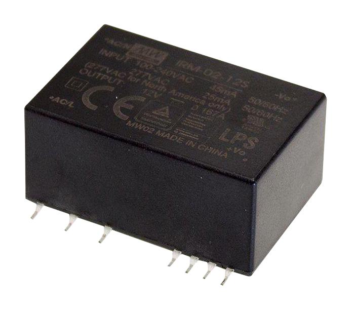 Mean Well Series IRM 02 3.3V Power Module: IRM-02-24
