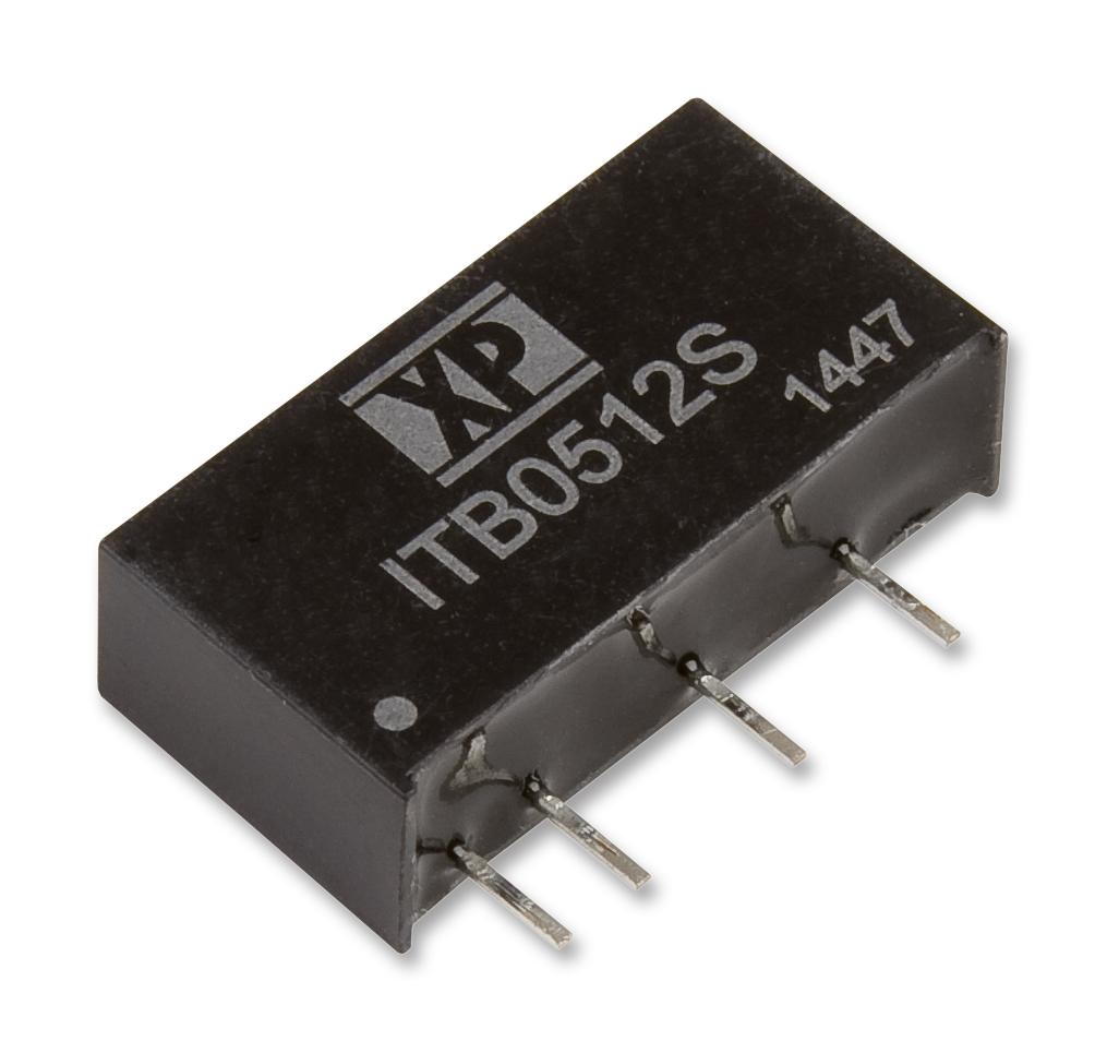 XP Power Series ITB1205S DC-DC Converter: 1W, 1500 VDC Isolation, -40°C to +105°C Operation