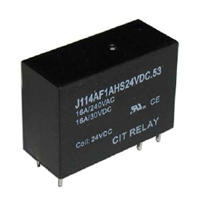 Buy CIT Relay & Switch J114AF Part Number J114AF1CS9VDC53 Online