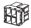 JST Series JFA: 11.0mm Pitch High Current Connector Housing: J5FM04VKXX