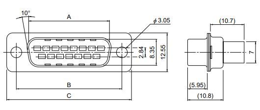 JST Series J Series 15-Pin D-Sub Socket Connector: JAC15P3