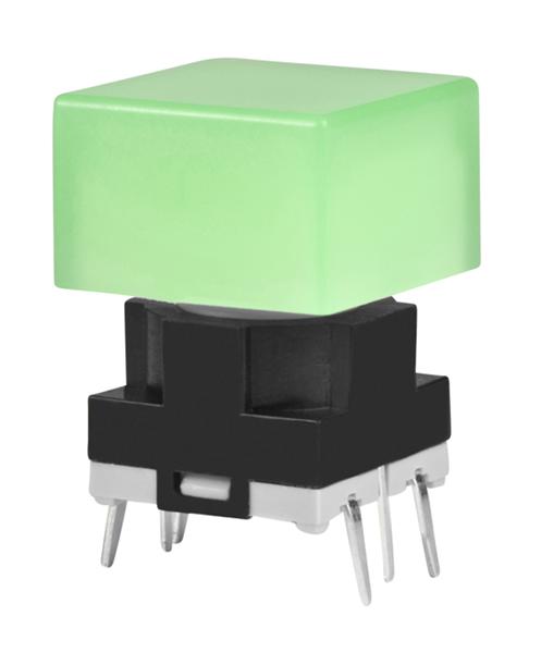 NKK Series JB Illuminated Low Profile Process Sealed Tactile: JB15HBPFF