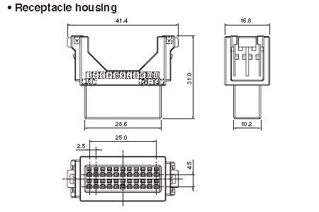 JST JFM2FDN22VK – Reliable Waterproof Receptacle for Industrial Applications